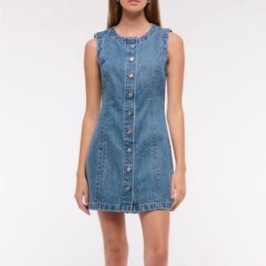 Denim Button Down Dress
